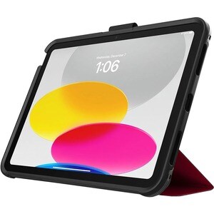 OtterBox Symmetry Series Folio Carrying Case (Folio) iPad (10th Generation) Tablet - Ruby Sky (Red) - Drop Resistant, Anti