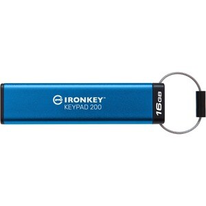 IronKey Keypad 200 IKKP200 16 GB USB 3.2 (Gen 1) Type A Flash Drive - XTS-AES - 145 MB/s Read Speed - 115 MB/s Write Speed