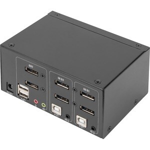 Digitus DS DS-12862 KVM-Switchbox - 2 Computer - 1 Lokaler Benutzer(n) - 3840 x 2160 - Netzwerk (RJ-45) - 5 x USB - USB 2.