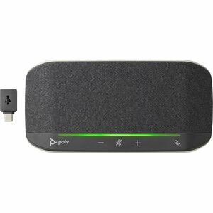 Poly Sync 10 Filaire Haut-parleur Main Libre - Argenté - 3Microphone(s) - 40 mm Enceinte(s)