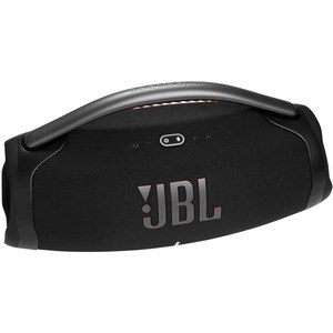 JBL Boombox 3 Portable Bluetooth Speaker System - 180 W RMS - Black - 40 Hz to 20 kHz - Battery Rechargeable - USB - 1