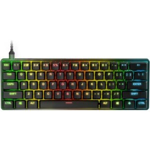 SteelSeries Apex 9 Mini Gaming Keyboard - Cable Connectivity - USB Type C Interface - RGB LED - Linear Optical Keyswitch -