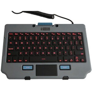 Gamber-Johnson Lite Robust Tastatur - Kabel Konnektivität - USB 2.0 Schnittstelle - TouchPad - Französisch - 76 Taste(n) -