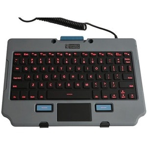 Tastiera Gamber-Johnson Lite Robusto - Cavo Connettività - USB 2.0 Interfaccia - TouchPad - Francese - 76 Tasto/i - PC, Mac