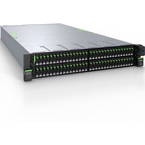 Fujitsu PRIMERGY RX2540 M6 2U Rack Servidor - Xeon Prata 4310 2,10 GHz - 32 GB RAM - 12Gb/s SAS, Série ATA/600 Controlador
