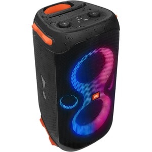 JBL Partybox 110 Portable Bluetooth Speaker System - 160 W RMS - Black - 45 Hz to 20 kHz - Battery Rechargeable - USB - 1 