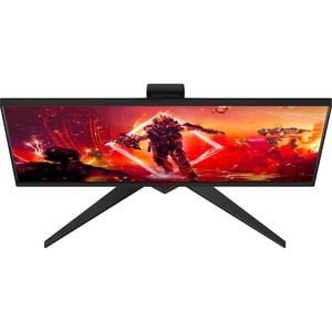 AOC AGON AG275QZN 27" (68.6 cm) Class WQHD Gaming LCD Monitor - 16:9 - Black, Red - 27" (68.6 cm) Viewable - Vertical Alig