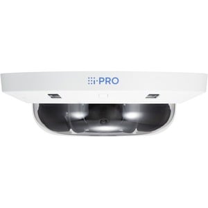 i-PRO WV-S8574L 33 Megapixel Outdoor 4K Network Camera - Colour - Dome - White - 39.93 m Infrared/Color Night Vision - H.2
