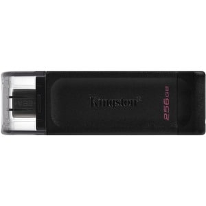 Kingston DataTraveler 70 256GB USB 3.2 (Gen 1) Type C Flash Drive - 256 GB - USB 3.2 (Gen 1) Type C - 5 Year Warranty