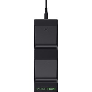 Trust GXT 250 Dock Cradle für Spielecontroller - 2 Steckplatz/-plätze - Ladefunktion - Schwarz