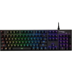 HyperX Alloy FPS RGB Keyboard - Cable Connectivity - USB 2.0 Interface - English (US) - Black - Mechanical Keyswitch - Des