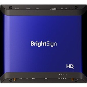 BrightSign Ultra HD HD1025 Digital Signage Appliance - 1080p - HDMI - USB - Serial - Wireless LAN - Ethernet - Blue