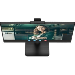 AOC 24P3CW 24" Class Webcam Full HD Monitor LCD - 16:9 - preto texturizado - 60,5 cm (23,8") Viewable - Tecnologia IPS (In