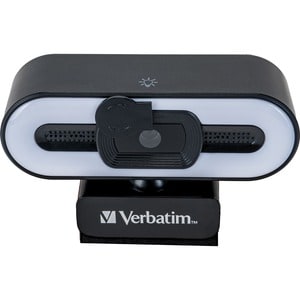 Verbatim AWC-02 - Webcam - 5 Megapixel - 30 fps - Schwarz - USB Typ-A - 2560 x 1440 Pixel Videoauflösung - Autofokus - 72°