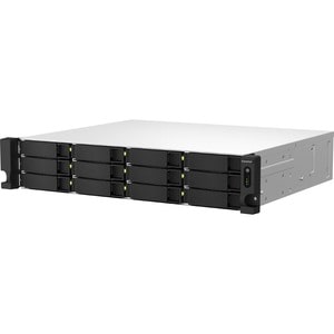 QNAP TS-1264U-RP-8G 12 x Total Bays SAN/NAS Storage System - 4 GB Flash Memory Capacity - Intel Celeron N5095 Quad-core (4
