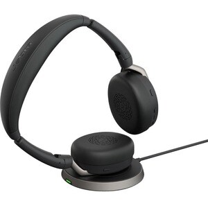 Jabra Evolve2 65 Flex Wireless On-ear Stereo Headset - Binaural - Supra-aural - 3000 cm - Bluetooth - 20 Hz to 20 kHz - ME