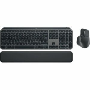 Logitech MX Keys S Combo Keyboard & Mouse - QWERTY - Spanish - USB Membrane/Scissor Wireless Bluetooth Keyboard - Keyboard