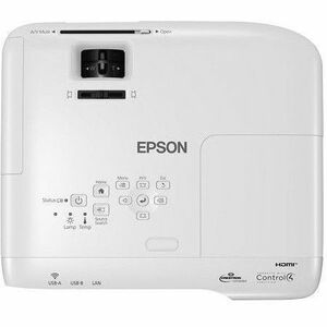 Epson EB-972 3LCD Projector - 4:3 - 1024 x 768 - Front - 6500 Hour Normal Mode - 17000 Hour Economy Mode - XGA - 15,000:1 