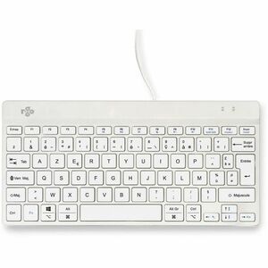 R-Go Compact Break Keyboard - R-Go Compact Break ergonomic keyboard, with break software, mini USB keyboard, QWERTY (UK), 