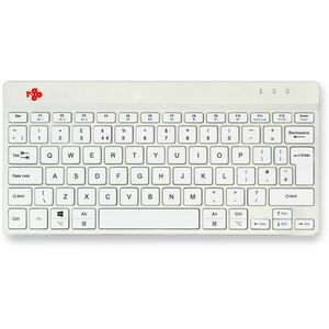 R-Go Compact Break ergonomic keyboard, QWERTY (UK) - bluetooth, white