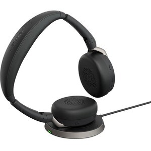 Jabra Evolve2 65 Flex Headset - Stereo - Wireless - Bluetooth - 98.4 ft - 20 Hz to 20 kHz - On-ear - Binaural - Supra-aura