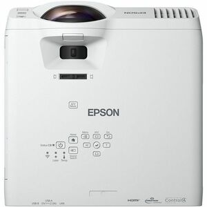 Epson EB-L210SF Short Throw 3LCD Projector - 16:9 - Wall Mountable, Ceiling Mountable, Portable, Tabletop - White - Front,