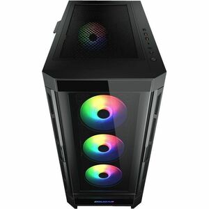 COUGAR Duoface Pro RGB CGR-5AD1B-RGB Gabinete para computadora gamer - Mini ITX, Micro ATX, ATX, SSI CEB, EATX Placa base 