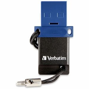 128GB Store 'n' Go Dual USB Flash Drive for USB-C Devices - Blue - 128 GB - USB 3.2 (Gen 1) Type A, USB 3.2 (Gen 1) Type C