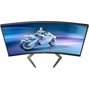Philips Evnia 32M1C5200W 32" Class Full HD Ecrã curvo Monitor LED para jogos - 16:9 - preto texturizado, Prata - 80 cm (31
