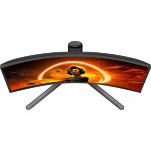 AOC CQ27G3Z 27" Class WQHD Curved Screen Gaming LED Monitor - 16:9 - Black, Red - 27" Viewable - Vertical Alignment (VA) -