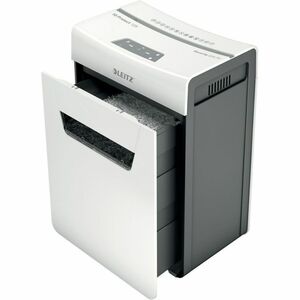 Leitz IQ Protect Premium 10X Paper Shredder - Continuous Shredder - Cross Cut - 10 Per Pass - for shredding Paper - 4 mm x