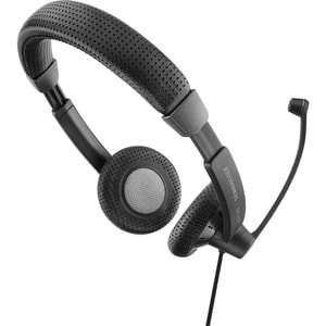 EPOS IMPACT SC 75 USB MS Wired On-ear Stereo Headset - Black - Binaural - Noise Cancelling, Uni-directional, Condenser, El