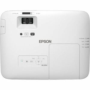 Epson EB-2155W 3LCD Projector - 16:10 - Wall Mountable, Ceiling Mountable, Desktop, Tabletop - White - 1280 x 800 - Front,