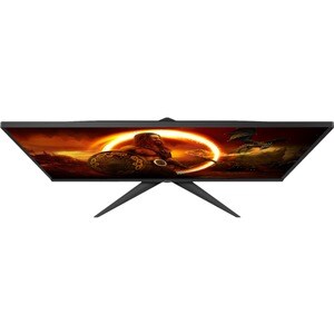 AOC AGON Q27G2E/BK 27" Class WQHD Gaming LCD Monitor - 16:9 - Black, Red - 68.6 cm (27") Viewable - Vertical Alignment (VA