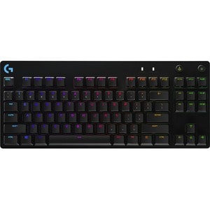 Logitech PRO Gaming Keyboard - Cable Connectivity - USB Interface - English (UK) - QWERTY Layout - Black - Mechanical Keys