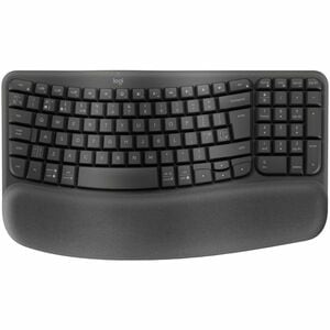 Logitech Wave Keys for Business Keyboard - Wireless Connectivity - USB Type A Interface - Danish, Norwegian, Swedish, Finn