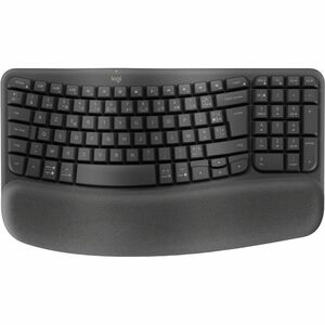 Logitech Wave Keys Tastatur - Kompakt - Kabellos Konnektivität - USB Typ-A Schnittstelle - Schweizerisch, Schweiz - QWERTZ
