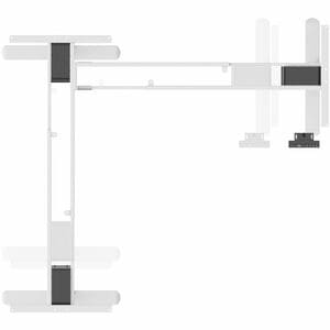 Digitus Tabelle Base - Weiß Basis - 3 Beine - Höhenverstellbar - 2080 mm Höhe - Workstation