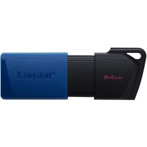 Kingston DataTraveler Exodia M DTXM 64 GB USB 3.2 (Gen 1) Type A Flash Drive - Black, Blue - 1 Pack