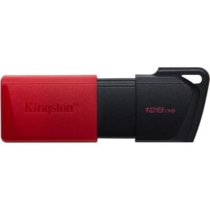 Kingston DataTraveler Exodia M DTXM 128 GB USB 3.2 (Gen 1) Flash Drive - Red, Black - 1 Pack