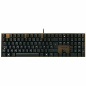 CHERRY KC 200 MX Keyboard - Cable Connectivity - USB 2.0 Type A Interface - French - Black, Bronze - Mechanical/MX Keyswit