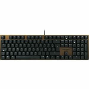 CHERRY KC 200 MX Keyboard - Cable Connectivity - USB Type A Interface - German - QWERTZ Layout - Black, Bronze - Mechanica