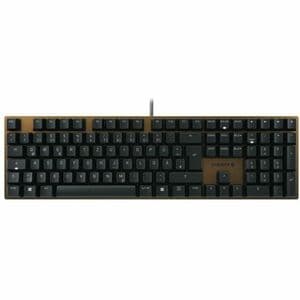 CHERRY KC 200 MX Keyboard - Cable Connectivity - USB 2.0 Type A Interface - English (US) - Black, Bronze - Mechanical/MX K