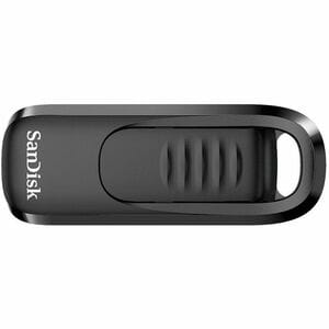 SanDisk Ultra Slider SDCZ480-256G-G46 256 GB USB 3.2 (Gen 1) Type C Flash Drive - 128-bit AES - 400 MB/s Read Speed