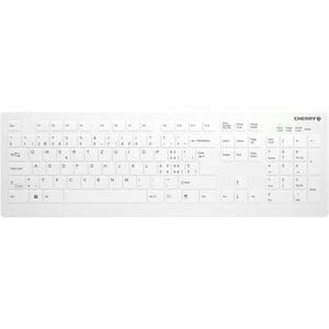 Active Key AK-C8112 Tastatur - Kabellos Konnektivität - USB Typ-A Schnittstelle - Schweizerisch - Weiß - Membrane-Switch/S