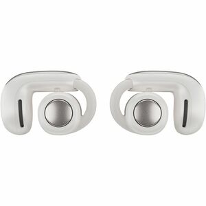 Bose Ultra Open Earbuds - Siri - Stereo - True Wireless - Bluetooth - 30 ft - Earbud - Binaural - Open - White Smoke