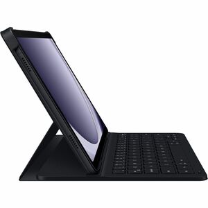 Samsung Book Cover Tastatur/Cover (Buchfalz) Samsung Galaxy Tab A9+ Tablet - Schwarz - 174,5 mm Höhe x 261,4 mm Breite x 1
