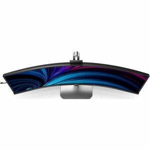 Philips 49B2U5900CH 49" (124.5 cm) Class Webcam Dual Quad HD (DQHD) Curved Screen LED Monitor - 32:9 - Textured Black - 48