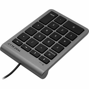 Macally Keypad - Cable Connectivity - USB Type C Interface - 22 Key(s) - Mac OS X 10.6 Snow Leopard, Windows 7, Windows 8,