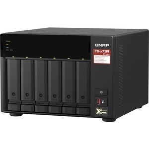 QNAP - AMD Ryzen V1500B Quad-core (4 Core) 2.20 GHz - 6 x HDD Supported - 0 x HDD Installed - 6 x SSD Supported - 0 x SSD